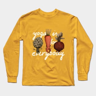 vegetables yoga Long Sleeve T-Shirt